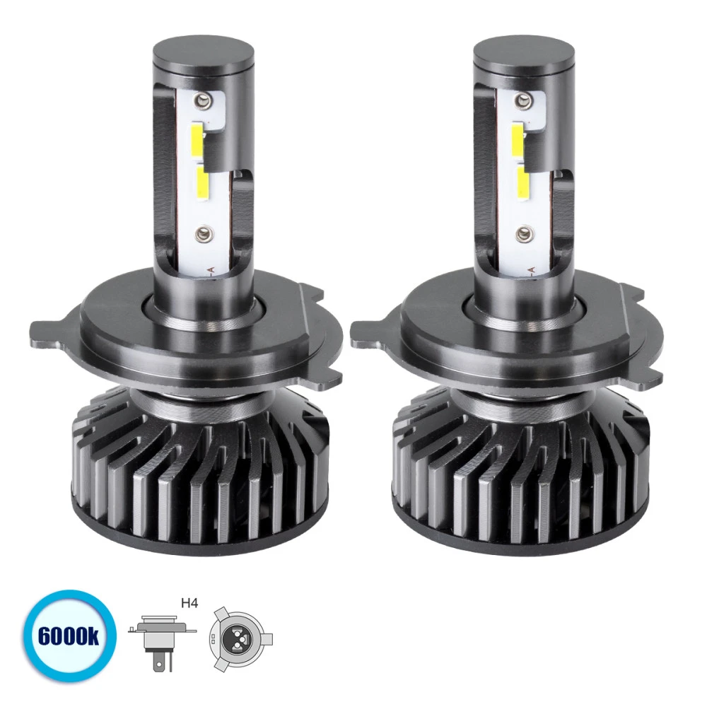 GloboStar® 82022 H4 F2 Line KIT Βασικού Φωτισμού Αυτοκινήτου & Φορτηγού 3rd Generation Can-Bus Series LED CREE CXB COB 150W 21000lm DC 9-32V Αδιάβροχο IP66 Ψυχρό Λευκό 6000K GloboStar® 82022 H4 F2 Line KIT Βασικού Φωτισμού Αυτοκινήτου & Φορτηγού 3rd Generation Can-Bus Series LED CREE CXB COB 150W 21000lm DC 9-32V Αδιάβροχο IP66 Ψυχρό Λευκό 6000K