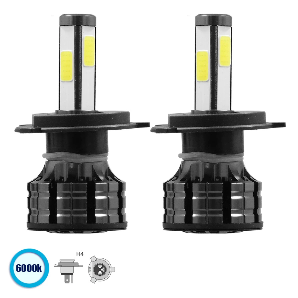 GloboStar H4 K9 Line KIT Βασικού Φωτισμού Αυτοκινήτου-Φορτηγού 3rd Gen Can-Bus LED CREE CXB COB 150W 21000lm DC 9-32V Αδιάβροχο IP66 Ψυχρό Λευκό 6000K GloboStar H4 K9 Line KIT Βασικού Φωτισμού Αυτοκινήτου-Φορτηγού 3rd Gen Can-Bus LED CREE CXB COB 150W 21000lm DC 9-32V Αδιάβροχο IP66 Ψυχρό Λευκό 6000K