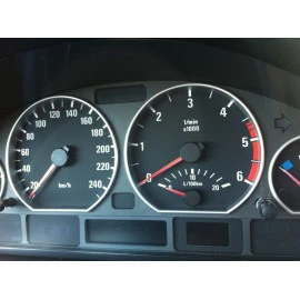 Δαχτυλίδια καντράν για BMW E36 / Z3 (1991-1999) - χρωμίου Δαχτυλίδια καντράν για BMW E36 / Z3 (1991-1999) - χρωμίου