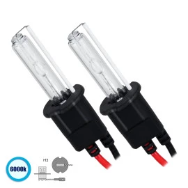 GloboStar® 84001 H3 ΣΕΤ 2 x Λάμπες Βασικού Φωτισμού Αυτοκινήτου & Μοτοσυκλέτας Xenon HID 70W 6400lm IP20 Ψυχρό Λευκό 6000K GloboStar® 84001 H3 ΣΕΤ 2 x Λάμπες Βασικού Φωτισμού Αυτοκινήτου & Μοτοσυκλέτας Xenon HID 70W 6400lm IP20 Ψυχρό Λευκό 6000K