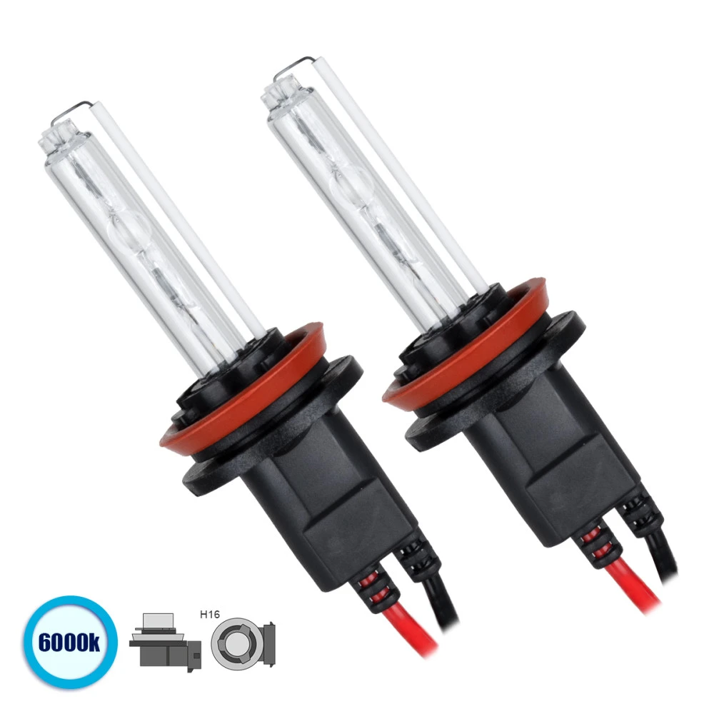GloboStar® 84008 H16 ΣΕΤ 2 x Λάμπες Βασικού Φωτισμού Αυτοκινήτου & Μοτοσυκλέτας Xenon HID 70W 6400lm IP20 Ψυχρό Λευκό 6000K GloboStar® 84008 H16 ΣΕΤ 2 x Λάμπες Βασικού Φωτισμού Αυτοκινήτου & Μοτοσυκλέτας Xenon HID 70W 6400lm IP20 Ψυχρό Λευκό 6000K