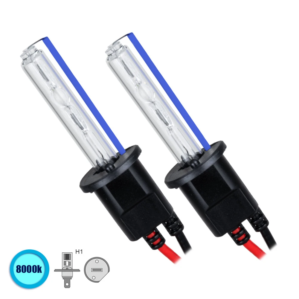 GloboStar® 84011 H1 ΣΕΤ 2 x Λάμπες Βασικού Φωτισμού Αυτοκινήτου & Μοτοσυκλέτας Xenon HID 70W 6400lm IP20 Ψυχρό Λευκό 8000K GloboStar® 84011 H1 ΣΕΤ 2 x Λάμπες Βασικού Φωτισμού Αυτοκινήτου & Μοτοσυκλέτας Xenon HID 70W 6400lm IP20 Ψυχρό Λευκό 8000K