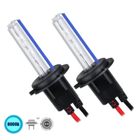 GloboStar® 84014 H7 ΣΕΤ 2 x Λάμπες Βασικού Φωτισμού Αυτοκινήτου & Μοτοσυκλέτας Xenon HID 70W 6400lm IP20 Ψυχρό Λευκό 8000K GloboStar® 84014 H7 ΣΕΤ 2 x Λάμπες Βασικού Φωτισμού Αυτοκινήτου & Μοτοσυκλέτας Xenon HID 70W 6400lm IP20 Ψυχρό Λευκό 8000K