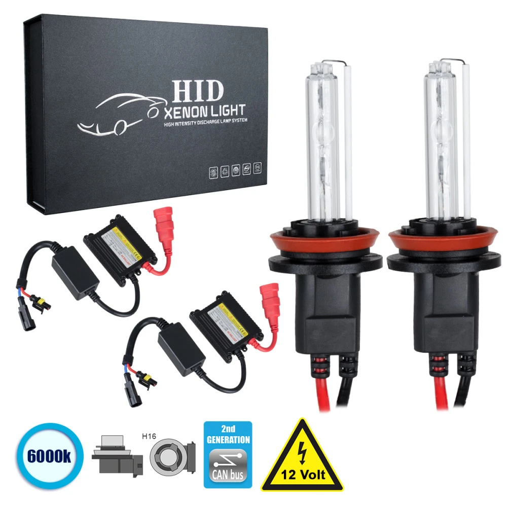 GloboStar® 84108 H16 CB Line KIT Βασικού Φωτισμού Αυτοκινήτου & Μοτοσυκλέτας 2nd Generation Can-Bus Series XENON 70W 6400lm DC 9-16V Αδιάβροχο IP65 Ψυχρό Λευκό 6000K GloboStar® 84108 H16 CB Line KIT Βασικού Φωτισμού Αυτοκινήτου & Μοτοσυκλέτας 2nd Generation Can-Bus Series XENON 70W 6400lm DC 9-16V Αδιάβροχο IP65 Ψυχρό Λευκό 6000K