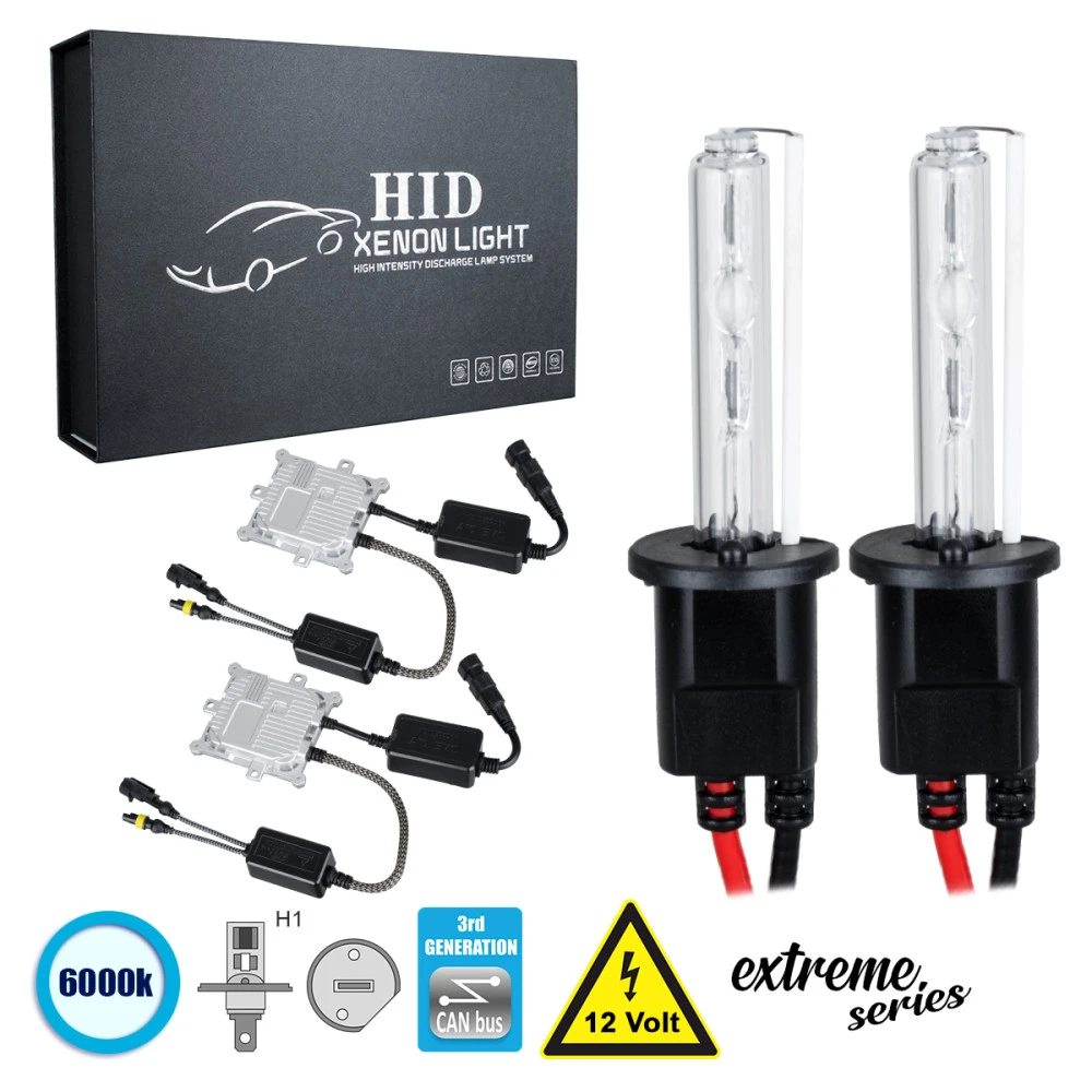 GloboStar® 84144 H1 XCB Line KIT Βασικού Φωτισμού Αυτοκινήτου & Μοτοσυκλέτας 3rd Generation Can-Bus Extreme Series XENON 110W 10350lm DC 9-16V Αδιάβροχο IP65 Ψυχρό Λευκό 6000K GloboStar® 84144 H1 XCB Line KIT Βασικού Φωτισμού Αυτοκινήτου & Μοτοσυκλέτας 3rd Generation Can-Bus Extreme Series XENON 110W 10350lm DC 9-16V Αδιάβροχο IP65 Ψυχρό Λευκό 6000K