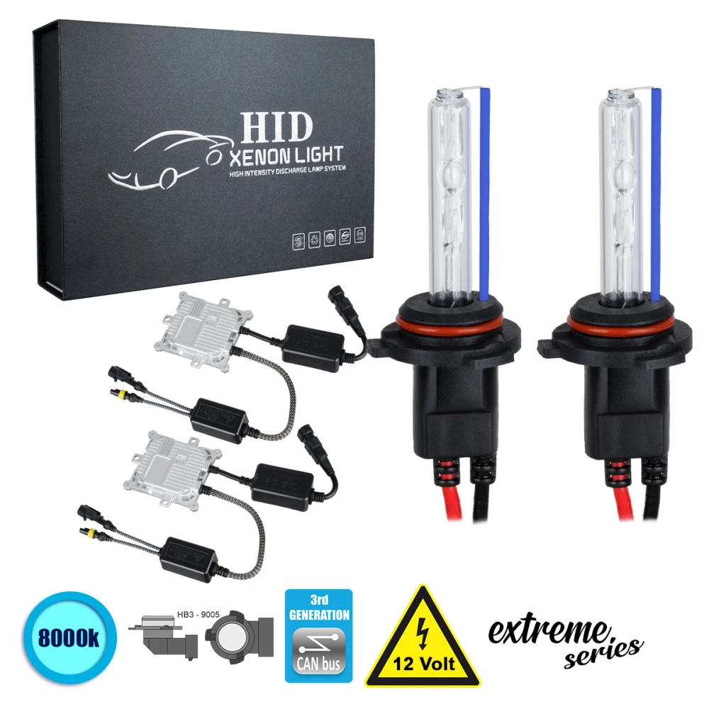 GloboStar® 84164 HB3 9005 XCB Line KIT Βασικού Φωτισμού Αυτοκινήτου & Μοτοσυκλέτας 3rd Generation Can-Bus Extreme Series XENON 110W 10350lm DC 9-16V Αδιάβροχο IP65 Ψυχρό Λευκό 8000K GloboStar® 84164 HB3 9005 XCB Line KIT Βασικού Φωτισμού Αυτοκινήτου & Μοτοσυκλέτας 3rd Generation Can-Bus Extreme Series XENON 110W 10350lm DC 9-16V Αδιάβροχο IP65 Ψυχρό Λευκό 8000K