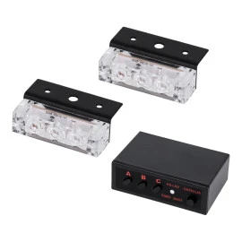 GloboStar® 85000 PRO Series ΣΕΤ 2 x Μπάρες Σήμανσης Οχήματος Πυροσβεστικής για Αυτοκίνητα & Φορτηγά 3 Προγραμμάτων Φωτισμού STROBE LED HIGH POWER 6W DC 10-30V Αδιάβροχο IP65 Κόκκινο GloboStar® 85000 PRO Series ΣΕΤ 2 x Μπάρες Σήμανσης Οχήματος Πυροσβεστικής για Αυτοκίνητα & Φορτηγά 3 Προγραμμάτων Φωτισμού STROBE LED HIGH POWER 6W DC 10-30V Αδιάβροχο IP65 Κόκκινο