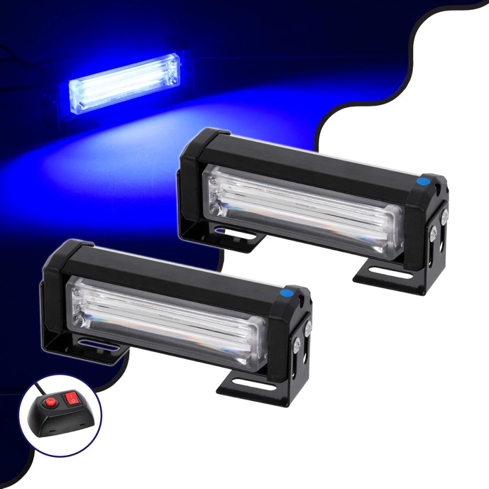 GloboStar® 85026 PRO Series ΣΕΤ 2 x Μπάρες Σήμανσης Οχήματος Αστυνομίας με 13 Προγραμμάτων Φωτισμού STROBE LED CREE CXB COB 18W DC 10-30V Αδιάβροχο IP65 Μπλε GloboStar® 85026 PRO Series ΣΕΤ 2 x Μπάρες Σήμανσης Οχήματος Αστυνομίας με 13 Προγραμμάτων Φωτισμού STROBE LED CREE CXB COB 18W DC 10-30V Αδιάβροχο IP65 Μπλε