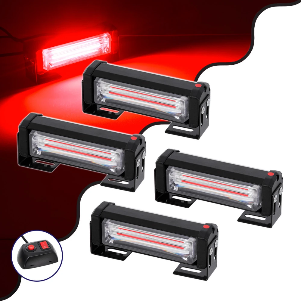 GloboStar® 85030 PRO Series ΣΕΤ 4 x Μπάρες Σήμανσης Οχήματος Πυροσβεστικής με 13 Προγραμμάτων Φωτισμού STROBE LED CREE CXB COB 36W DC 10-30V Αδιάβροχο IP65 Κόκκινο GloboStar® 85030 PRO Series ΣΕΤ 4 x Μπάρες Σήμανσης Οχήματος Πυροσβεστικής με 13 Προγραμμάτων Φωτισμού STROBE LED CREE CXB COB 36W DC 10-30V Αδιάβροχο IP65 Κόκκινο