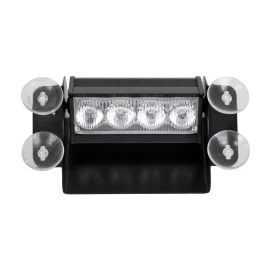 GloboStar® 85104 PRO Series Μπάρα Σήμανσης με Βεντούζες Στήριξης για Παρμπρίζ Οχήματος Ασθενοφόρου με 9 Προγραμμάτων Φωτισμού STROBE LED SMD 4W DC 10-30V IP20 Ψυχρό Λευκό 6000K GloboStar® 85104 PRO Series Μπάρα Σήμανσης με Βεντούζες Στήριξης για Παρμπρίζ Οχήματος Ασθενοφόρου με 9 Προγραμμάτων Φωτισμού STROBE LED SMD 4W DC 10-30V IP20 Ψυχρό Λευκό 6000K