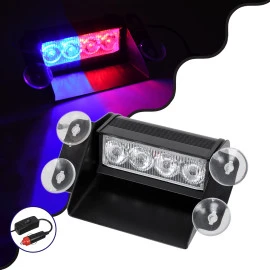 GloboStar® 85105 PRO Series Μπάρα Σήμανσης με Βεντούζες Στήριξης για Παρμπρίζ Οχήματος Αστυνομίας 9 Προγραμμάτων Φωτισμού STROBE LED SMD 4W DC 10-30V IP20 Μπλε & Κόκκινο GloboStar® 85105 PRO Series Μπάρα Σήμανσης με Βεντούζες Στήριξης για Παρμπρίζ Οχήματος Αστυνομίας 9 Προγραμμάτων Φωτισμού STROBE LED SMD 4W DC 10-30V IP20 Μπλε & Κόκκινο