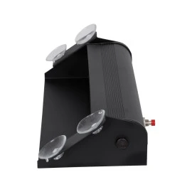 GloboStar® 85108 PRO Series Μπάρα Σήμανσης με Βεντούζες Στήριξης για Παρμπρίζ Οχήματος Αστυνομίας με 9 Προγραμμάτων Φωτισμού STROBE LED SMD 8W DC 10-30V IP20 Μπλε