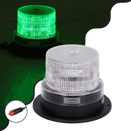 GloboStar® 85151 PRO Series φάρος σήμανσης οχήματος Security - ασφαλείας για αυτοκίνητα & φορτηγά STROBE LED 10W DC 12-24V αδιάβροχος IP65 πράσινο GloboStar® 85151 PRO Series φάρος σήμανσης οχήματος Security - ασφαλείας για αυτοκίνητα & φορτηγά STROBE LED 10W DC 12-24V αδιάβροχος IP65 πράσινο