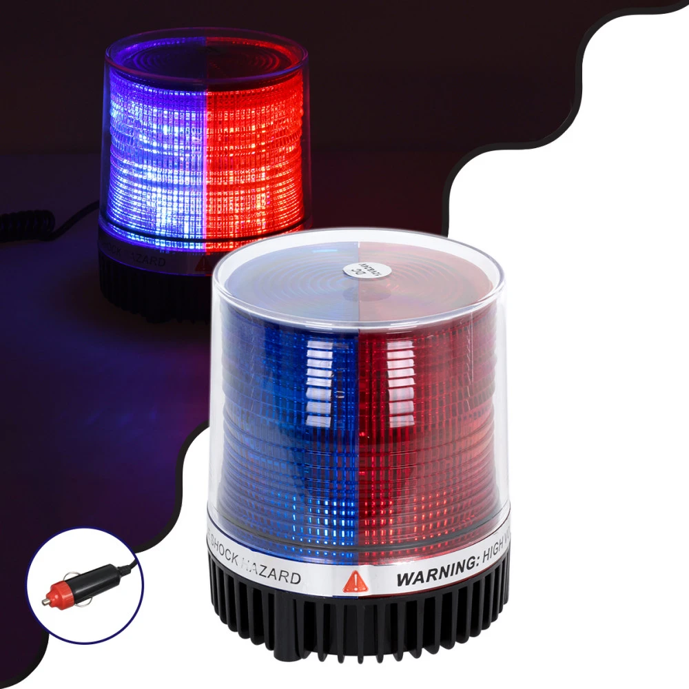 GloboStar® 85155 PRO Series φάρος σήμανσης οχήματος αστυνομίας για αυτοκίνητα & φορτηγά STROBE LED 10W DC 12-24V αδιάβροχος IP65 μπλε & κόκκινο GloboStar® 85155 PRO Series φάρος σήμανσης οχήματος αστυνομίας για αυτοκίνητα & φορτηγά STROBE LED 10W DC 12-24V αδιάβροχος IP65 μπλε & κόκκινο