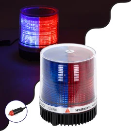 GloboStar® 85155 PRO Series φάρος σήμανσης οχήματος αστυνομίας για αυτοκίνητα & φορτηγά STROBE LED 10W DC 12-24V αδιάβροχος IP65 μπλε & κόκκινο GloboStar® 85155 PRO Series φάρος σήμανσης οχήματος αστυνομίας για αυτοκίνητα & φορτηγά STROBE LED 10W DC 12-24V αδιάβροχος IP65 μπλε & κόκκινο