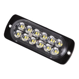 GloboStar® 85263 PRO Series Μπάρα Σήμανσης Οχήματος Ασθενοφόρου με Φωτισμού STROBE LED SMD 3030 12W DC 12-24V Αδιάβροχη IP65 Ψυχρό Λευκό 6000K GloboStar® 85263 PRO Series Μπάρα Σήμανσης Οχήματος Ασθενοφόρου με Φωτισμού STROBE LED SMD 3030 12W DC 12-24V Αδιάβροχη IP65 Ψυχρό Λευκό 6000K