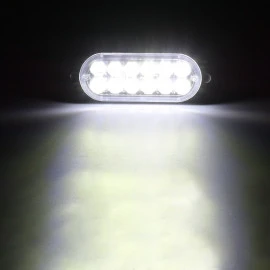 GloboStar® 85263 PRO Series Μπάρα Σήμανσης Οχήματος Ασθενοφόρου με Φωτισμού STROBE LED SMD 3030 12W DC 12-24V Αδιάβροχη IP65 Ψυχρό Λευκό 6000K GloboStar® 85263 PRO Series Μπάρα Σήμανσης Οχήματος Ασθενοφόρου με Φωτισμού STROBE LED SMD 3030 12W DC 12-24V Αδιάβροχη IP65 Ψυχρό Λευκό 6000K