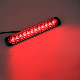 GloboStar® 85266 PRO Series Μπάρα Σήμανσης Οχήματος Πυροσβεστικής 10 Προγραμμάτων Φωτισμού STROBE LED SMD 3030 15W DC 12-24V Αδιάβροχη IP65 Κόκκινο GloboStar® 85266 PRO Series Μπάρα Σήμανσης Οχήματος Πυροσβεστικής 10 Προγραμμάτων Φωτισμού STROBE LED SMD 3030 15W DC 12-24V Αδιάβροχη IP65 Κόκκινο