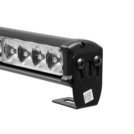 GloboStar® 85274 PRO Series Μπάρα Σήμανσης Οχήματος Αστυνομίας με 16 Προγραμμάτων Φωτισμού STROBE LED SMD 3030 32W DC 10-30V Αδιάβροχη IP66 Μπλε