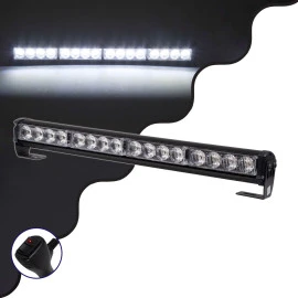 GloboStar® 85276 PRO Series Μπάρα Σήμανσης Οχήματος Ασθενοφόρου με 16 Προγραμμάτων Φωτισμού STROBE LED SMD 3030 32W DC 10-30V Αδιάβροχη IP66 Ψυχρό Λευκό 6000K GloboStar® 85276 PRO Series Μπάρα Σήμανσης Οχήματος Ασθενοφόρου με 16 Προγραμμάτων Φωτισμού STROBE LED SMD 3030 32W DC 10-30V Αδιάβροχη IP66 Ψυχρό Λευκό 6000K