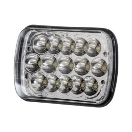 GloboStar® 85421 Φανάρι JEEP WRANGLER βασικού φωτισμού H4 H/L LED CREE CXB COB 45W 4500lm DC 9-80V αδιάβροχο IP67 ψυχρό λευκό 6000K GloboStar® 85421 Φανάρι JEEP WRANGLER βασικού φωτισμού H4 H/L LED CREE CXB COB 45W 4500lm DC 9-80V αδιάβροχο IP67 ψυχρό λευκό 6000K