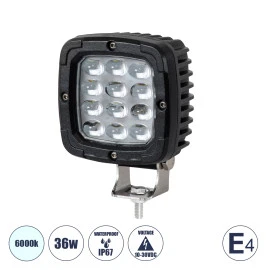 GloboStar® 85428 - Φώτα εργασίας για οχήματα και περονοφόρα - κλάρκ LED 36W DC 10-30V Αδιάβροχο IP67 Ψυχρό Λευκό 6000K GloboStar® 85428 - Φώτα εργασίας για οχήματα και περονοφόρα - κλάρκ LED 36W DC 10-30V Αδιάβροχο IP67 Ψυχρό Λευκό 6000K