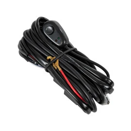 GloboStar® 85550 Καλωδίωση - πλεξούδα για μπάρες και προβολάκια LED Work Lights DC 12-24V με διακόπτη On-Off αδιάβροχη IP65 GloboStar® 85550 Καλωδίωση - πλεξούδα για μπάρες και προβολάκια LED Work Lights DC 12-24V με διακόπτη On-Off αδιάβροχη IP65