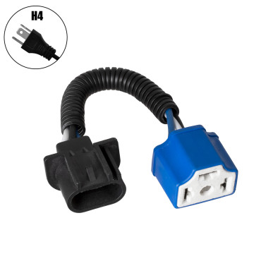 GloboStar® 85551 Αντάπτορας - μετατροπέας από H13 σε H4 για Jeep Wrangler μοντέλο JK από 2007 έως 2018