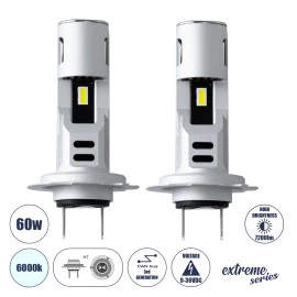 GloboStar® 85619 H7 SM-I7 KIT Βασικού Φωτισμού Αυτοκινήτου & Φορτηγού 3rd Generation Can-Bus Extreme Series LED CREE CXB COB 60W 7200lm DC 9-36V Αδιάβροχο IP67 Ψυχρό Λευκό 6000K GloboStar® 85619 H7 SM-I7 KIT Βασικού Φωτισμού Αυτοκινήτου & Φορτηγού 3rd Generation Can-Bus Extreme Series LED CREE CXB COB 60W 7200lm DC 9-36V Αδιάβροχο IP67 Ψυχρό Λευκό 6000K