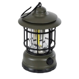 GloboStar® 85693 αυτόνομο επαναφορτιζόμενο φανάρι Camping LED 5W USB 2.0 με επαναφορτιζόμενη μπαταρία Dimmable - πράσινο χακί με διάφανο γυαλί - θερμό λευκό 3000K  GloboStar® 85693 αυτόνομο επαναφορτιζόμενο φανάρι Camping LED 5W USB 2.0 με επαναφορτιζόμενη μπαταρία Dimmable - πράσινο χακί με διάφανο γυαλί - θερμό λευκό 3000K