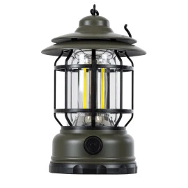 GloboStar® 85693 αυτόνομο επαναφορτιζόμενο φανάρι Camping LED 5W USB 2.0 με επαναφορτιζόμενη μπαταρία Dimmable - πράσινο χακί με διάφανο γυαλί - θερμό λευκό 3000K  GloboStar® 85693 αυτόνομο επαναφορτιζόμενο φανάρι Camping LED 5W USB 2.0 με επαναφορτιζόμενη μπαταρία Dimmable - πράσινο χακί με διάφανο γυαλί - θερμό λευκό 3000K