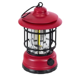GloboStar® 85694 αυτόνομο επαναφορτιζόμενο φανάρι Camping LED 5W USB 2.0 με επαναφορτιζόμενη μπαταρία Dimmable - κόκκινο με διάφανο γυαλί - θερμό λευκό 3000K  GloboStar® 85694 αυτόνομο επαναφορτιζόμενο φανάρι Camping LED 5W USB 2.0 με επαναφορτιζόμενη μπαταρία Dimmable - κόκκινο με διάφανο γυαλί - θερμό λευκό 3000K