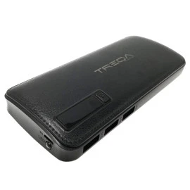 Power Bank Treqa TR-901 12800mAh με 3 θύρες USB-A και LED φως - μαύρο 1τμχ Power Bank Treqa TR-901 12800mAh με 3 θύρες USB-A και LED φως - μαύρο 1τμχ