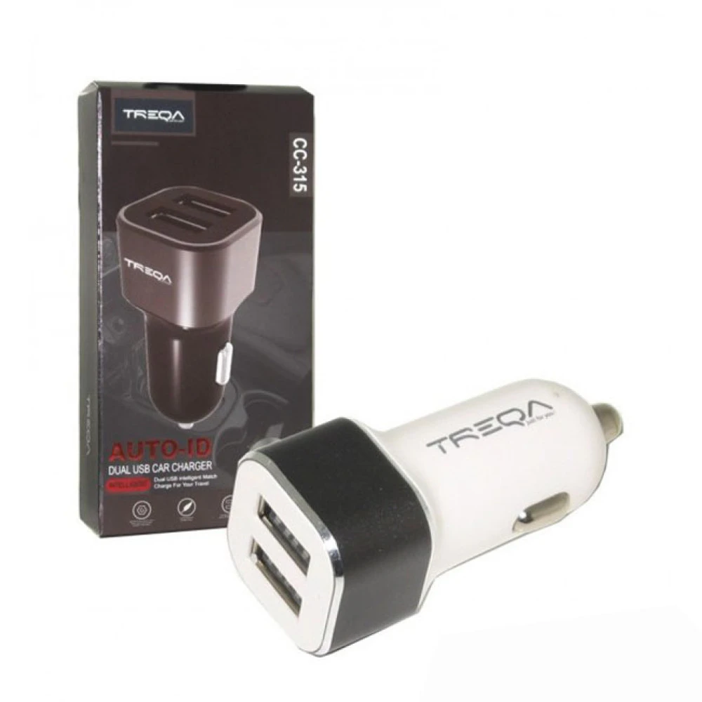 Φορτιστής αναπτήρα αυτοκινήτου Treqa CC-315 4.2A με 3 USB 1τμχ Φορτιστής αναπτήρα αυτοκινήτου Treqa CC-315 4.2A με 3 USB 1τμχ