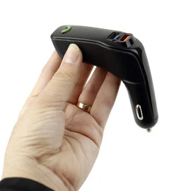 Fm Transmitter με Bluetooth, 2 USB, οθόνη LCD 3.1A ALS-A814 μαύρο 1τμχ Fm Transmitter με Bluetooth, 2 USB, οθόνη LCD 3.1A ALS-A814 μαύρο 1τμχ