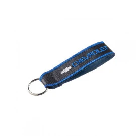 Μπρελόκ κλειδιών τεχνόδερμα κεντητό δύο όψεων Chevrolet Μπρελόκ κλειδιών τεχνόδερμα κεντητό δύο όψεων Chevrolet