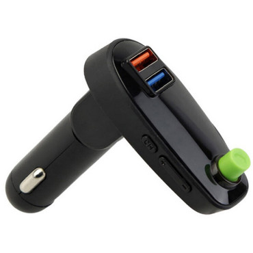 Fm transmitter ALS-A812 με bluetooth, 2 USB και οθόνη LCD μαύρο 1 τεμάχιο