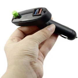 Fm transmitter ALS-A812 με bluetooth, 2 USB και οθόνη LCD μαύρο 1 τεμάχιο Fm transmitter ALS-A812 με bluetooth, 2 USB και οθόνη LCD μαύρο 1 τεμάχιο