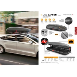 Μπαγκαζιέρα Art Plast 169x79x37.5cm με κλειδί 400 λίτρα carbon - 1τμχ Μπαγκαζιέρα Art Plast 169x79x37.5cm με κλειδί 400 λίτρα carbon - 1τμχ