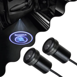 GloboStar® 81624 SKODA Ghost Car Brand Logo Projector LED CREE XHP35 3W 240lm 120° DC 12V IP20 6000K GloboStar® 81624 SKODA Ghost Car Brand Logo Projector LED CREE XHP35 3W 240lm 120° DC 12V IP20 6000K