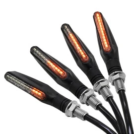 GloboStar® 81754 ΣΕΤ 2 x Φλάς Μοτοσυκλέτας Universal Line LED SMD 5050 5W DC 12V με Τρεχούμενο Εφέ Φωτισμού Πορτοκαλί Αδιάβροχα IP65 GloboStar® 81754 ΣΕΤ 2 x Φλάς Μοτοσυκλέτας Universal Line LED SMD 5050 5W DC 12V με Τρεχούμενο Εφέ Φωτισμού Πορτοκαλί Αδιάβροχα IP65