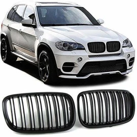 Μάσκα για BMW X5 E70 / X6 E71 (2007+) - διπλές γυαλιστερές - 2τμχ Μάσκα για BMW X5 E70 / X6 E71 (2007+) - διπλές γυαλιστερές - 2τμχ