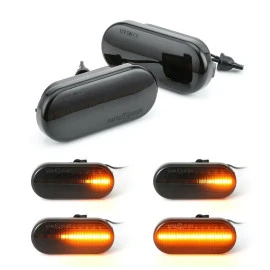 Led φλας φτερού για Honda Civic (1996-2001), Prelude (92-97) - φιμέ με τρεχούμενο φλας - σετ 2τμχ Led φλας φτερού για Honda Civic (1996-2001), Prelude (92-97) - φιμέ με τρεχούμενο φλας - σετ 2τμχ
