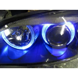 Φανάρια εμπρός angel eyes για Bmw E36 (1991-2000) 4d sedan - μαύρα , χωρίς λάμπες (Η7) - σετ 2τμχ. Φανάρια εμπρός angel eyes για Bmw E36 (1991-2000) 4d sedan - μαύρα , χωρίς λάμπες (Η7) - σετ 2τμχ.