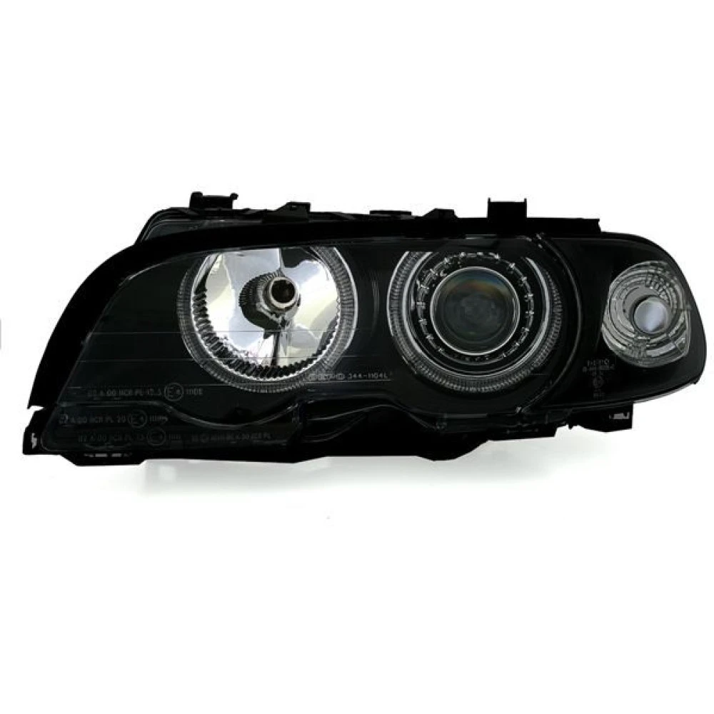 Φανάρια εμπρός angel eyes για BMW E46 coupe και cabrio (1999-2003) , χωρίς λάμπες (Η7) - σετ 2τμχ. Φανάρια εμπρός angel eyes για BMW E46 coupe και cabrio (1999-2003) , χωρίς λάμπες (Η7) - σετ 2τμχ.