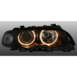 Φανάρια εμπρός angel eyes για BMW E46 coupe και cabrio (1999-2003) , χωρίς λάμπες (Η7) - σετ 2τμχ. Φανάρια εμπρός angel eyes για BMW E46 coupe και cabrio (1999-2003) , χωρίς λάμπες (Η7) - σετ 2τμχ.